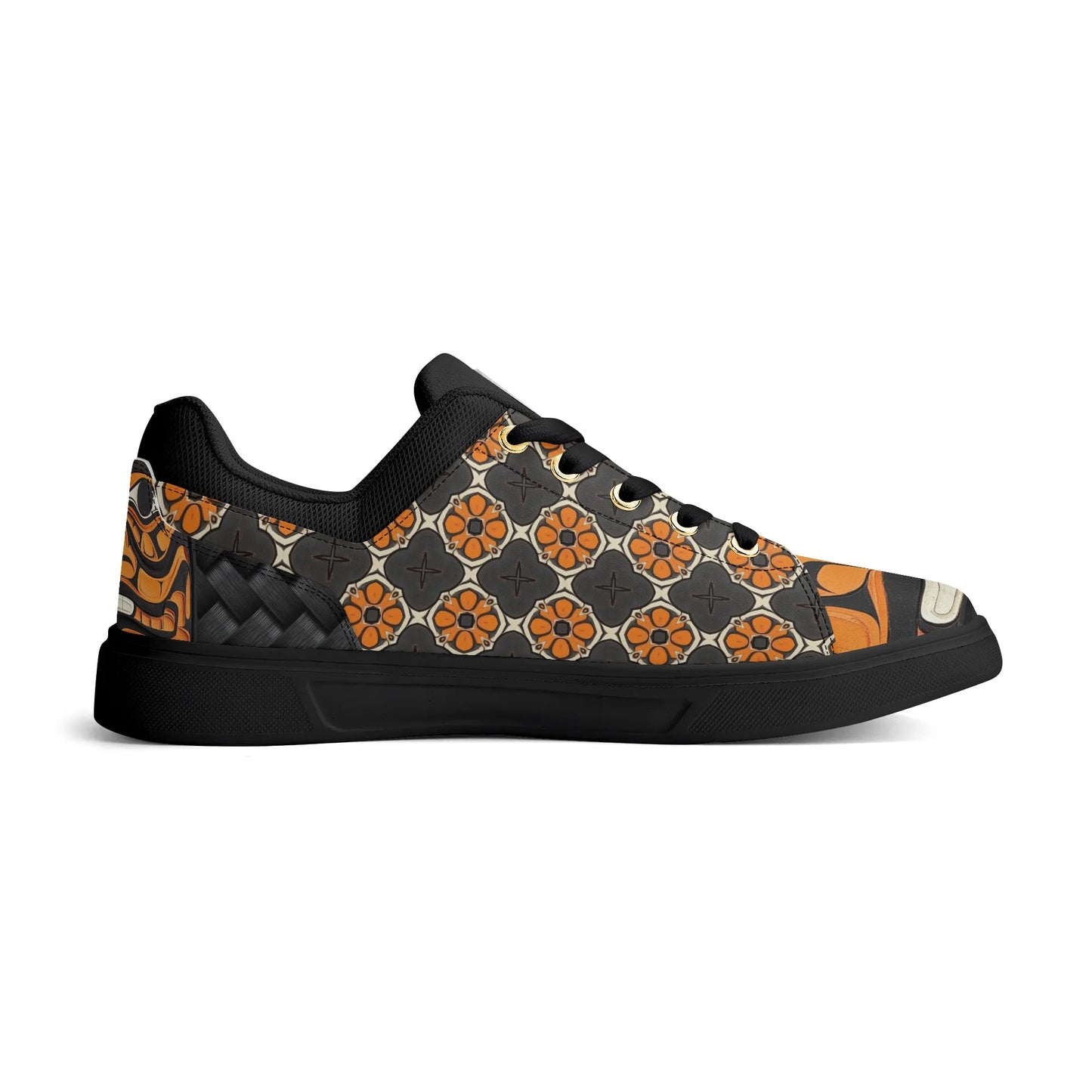 "Souls Of The Harvest" Unisex Lightweight Brand Low Top PU Mesh Skateboard Shoes