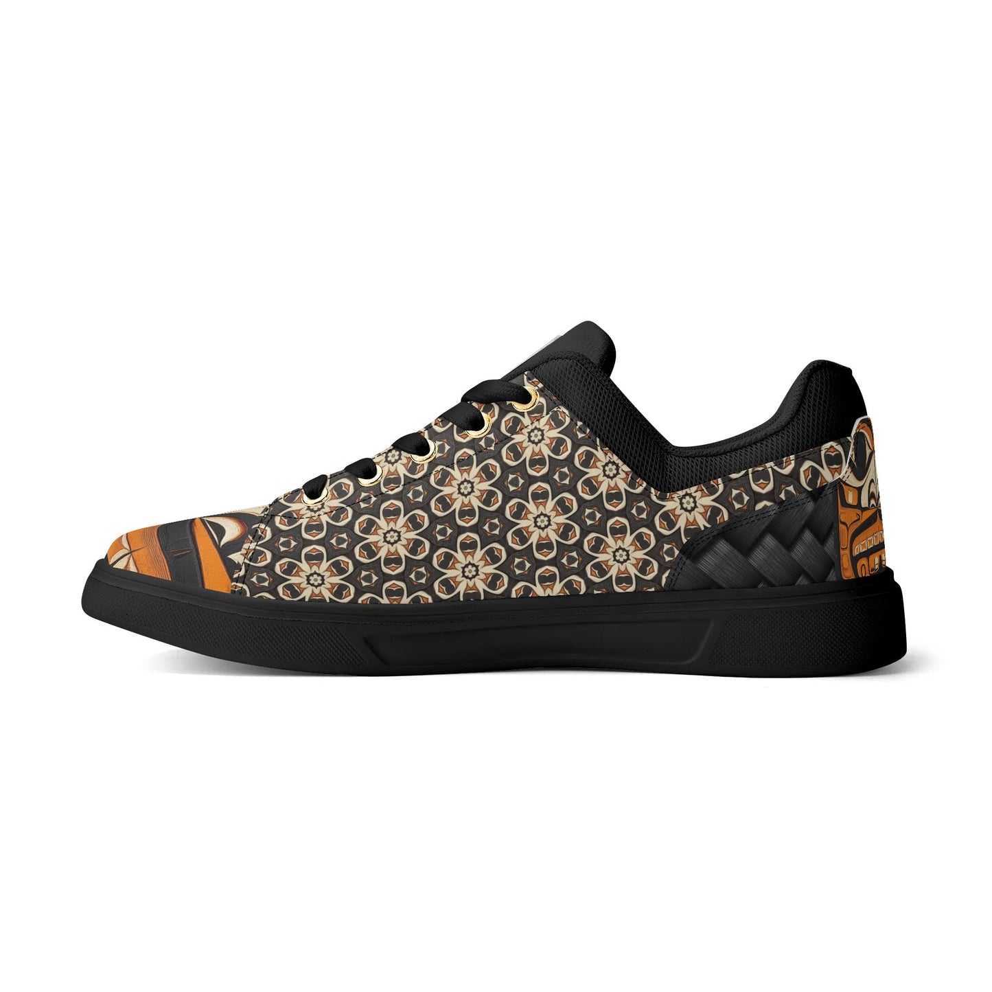 "Souls Of The Harvest" Unisex Lightweight Brand Low Top PU Mesh Skateboard Shoes