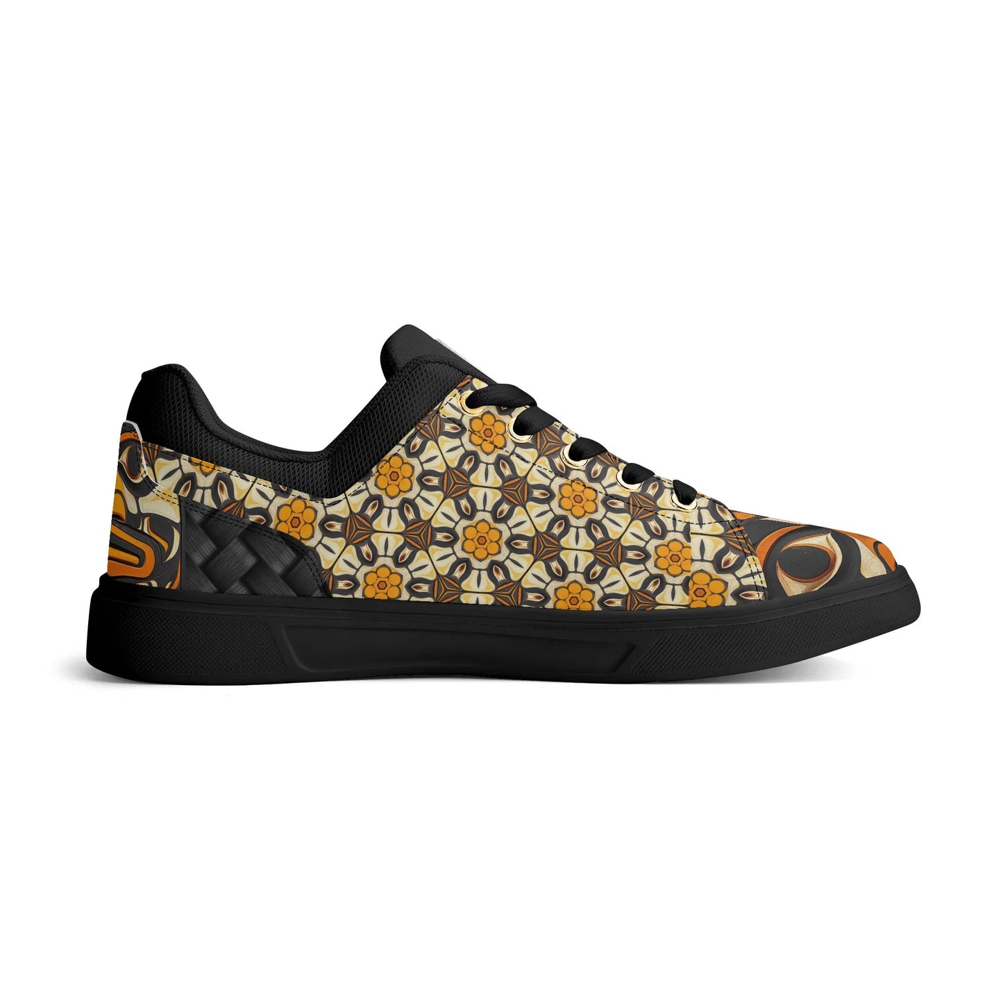 "Souls Of The Harvest" Unisex Lightweight Brand Low Top PU Mesh Skateboard Shoes